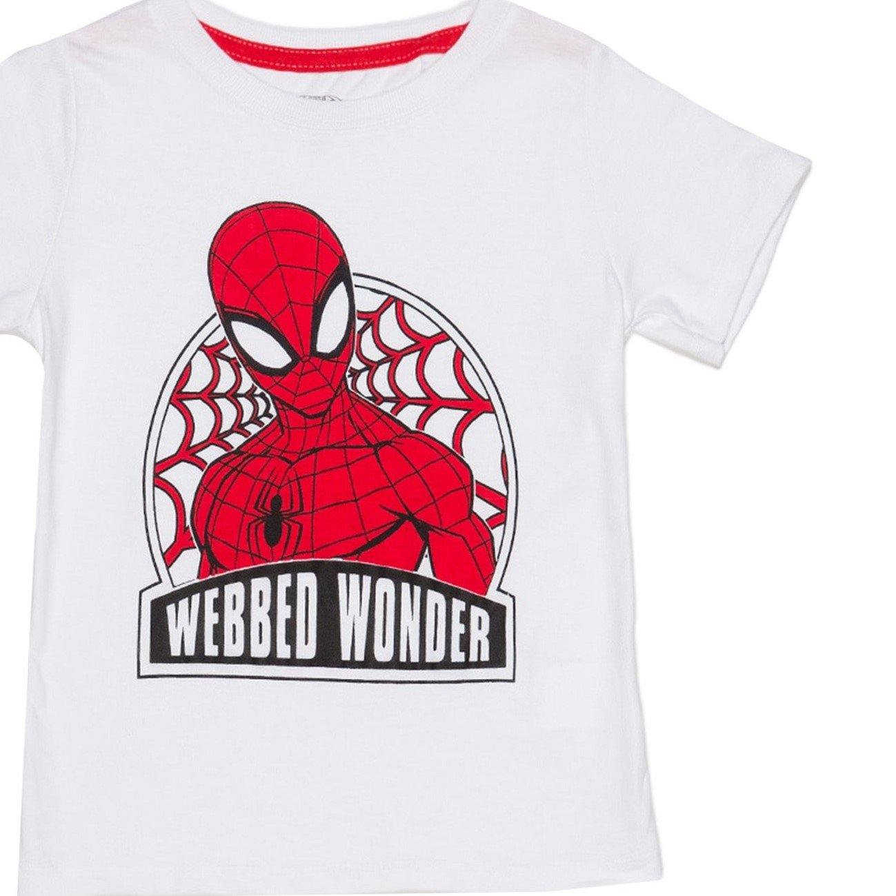 PLAYERA BLANCA SPIDER MAN - Mibebu -  Ropa Infantil