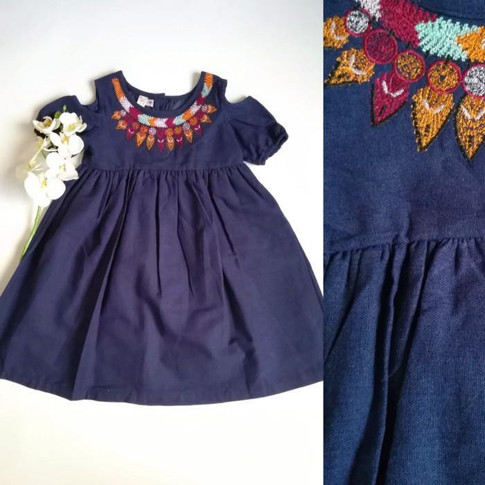 VESTIDO  AZUL NIÑA - Mibebu -  Ropa Infantil