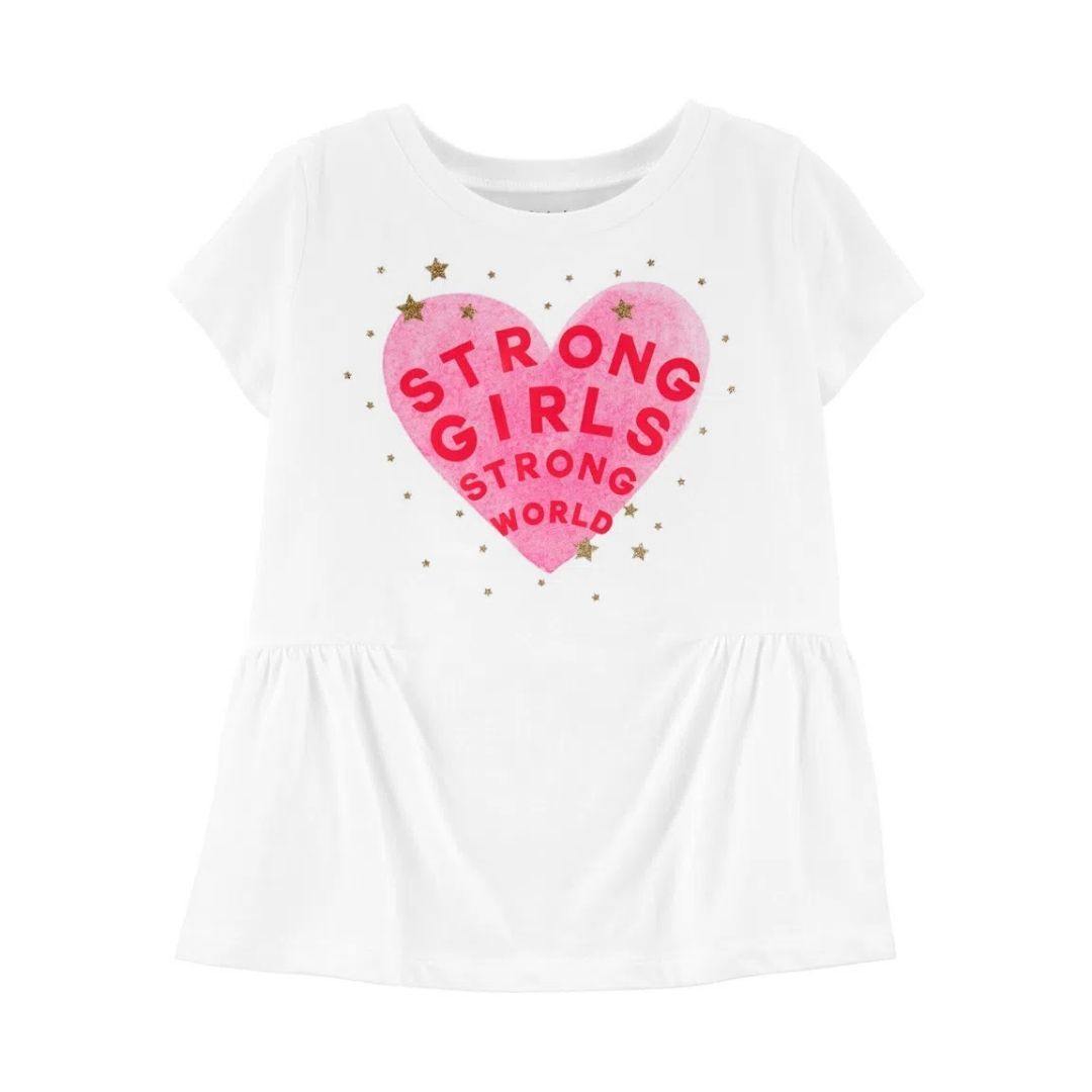 BLUSA CARTERS BLANCA NIÑA - Mibebu -  Ropa Infantil