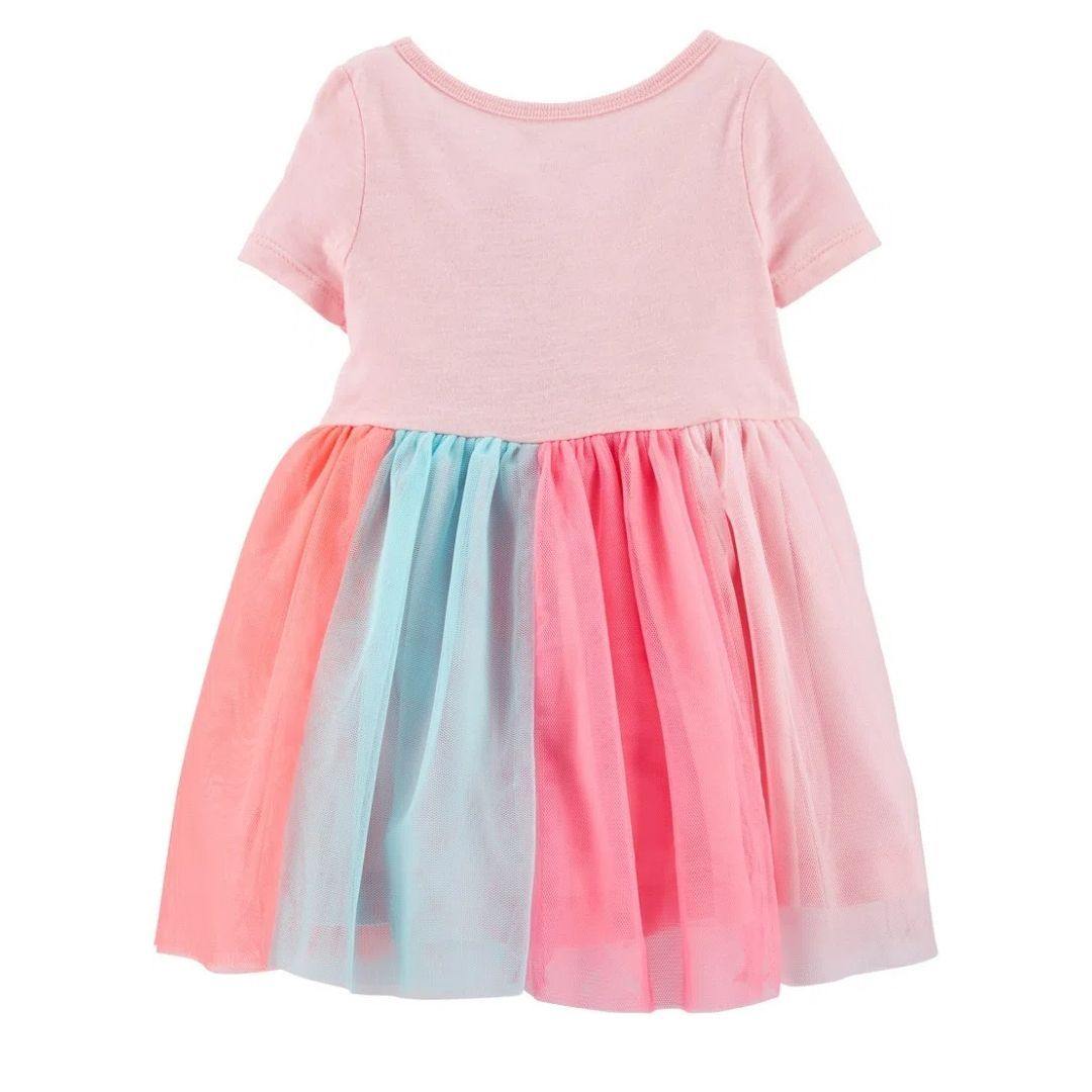 VESTIDO CARTERS UNICORNIO ROSA NIÑA - Mibebu -  Ropa Infantil