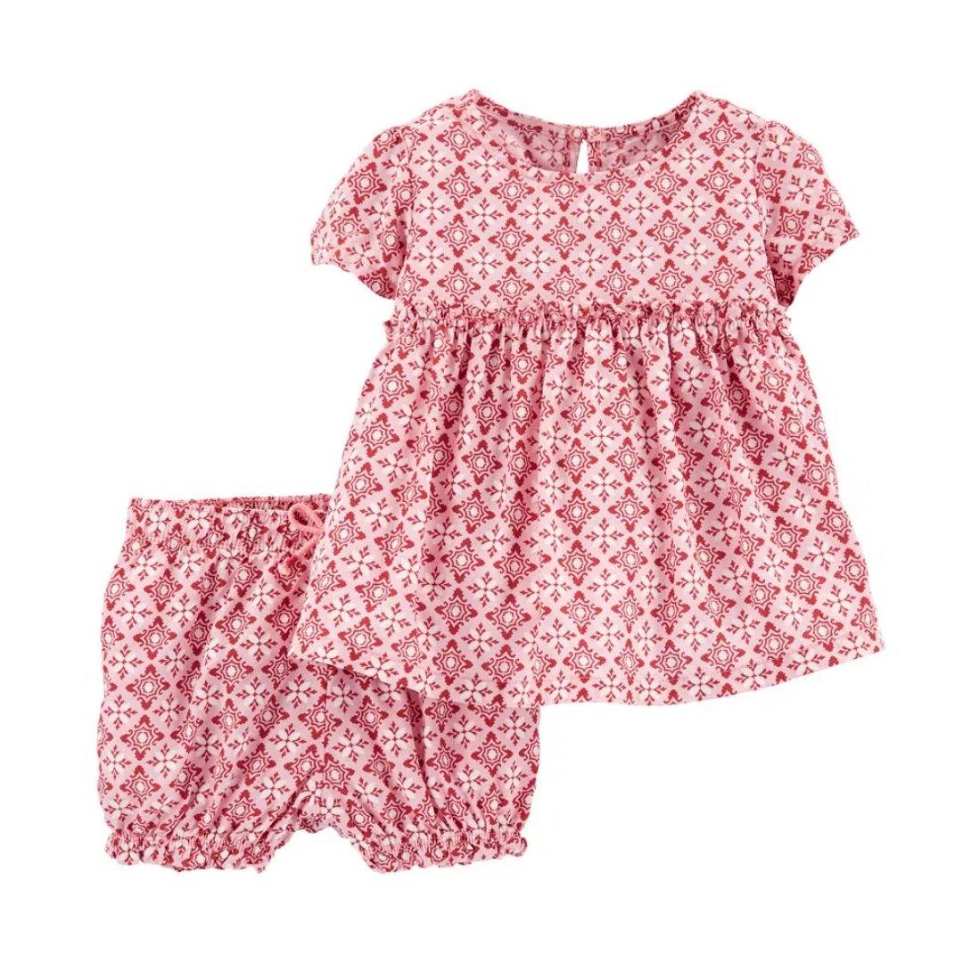 CONJUNTO CARTERS ROSA NIÑA - Mibebu -  Ropa Infantil