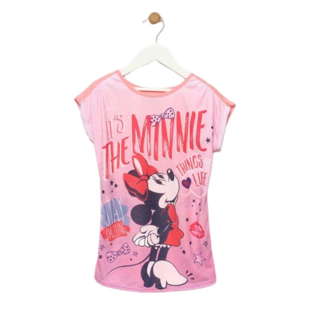 BLUSA MINNIE ROSA NIÑA DISNEY - Mibebu -  Ropa Infantil