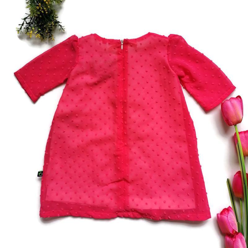 VESTIDO ROSA NIÑA - Mibebu -  Ropa Infantil