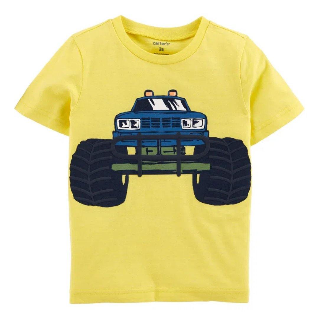 PLAYERA CARTERS AMARILLA NIÑO - Mibebu -  Ropa Infantil